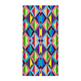 Close-up of Whispering Vines Bath Towel's elegant design.